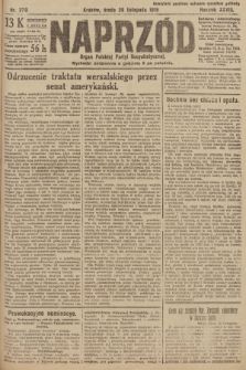 Naprzód : organ Polskiej Partyi Socyalistycznej. 1919, nr 270