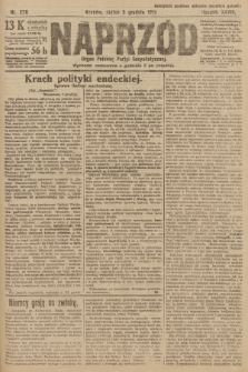 Naprzód : organ Polskiej Partyi Socyalistycznej. 1919, nr 278