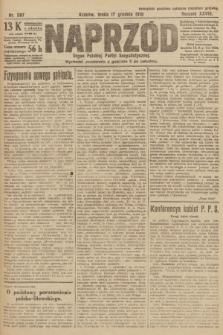 Naprzód : organ Polskiej Partyi Socyalistycznej. 1919, nr 287