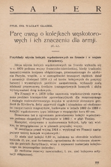 Przegląd Wojskowo-Techniczny. R. 4, 1930, t. 7, z. 3