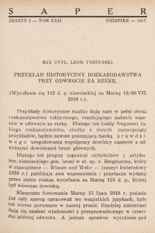 Przegląd Wojskowo-Techniczny. R. 11, 1937, t. 22, z. 2