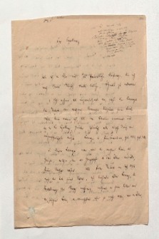 Brief von Leopold von Ranke an Alexander von Humboldt