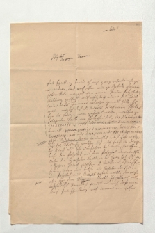 Brief von Gustav Friedrich Waagen an Alexander von Humboldt