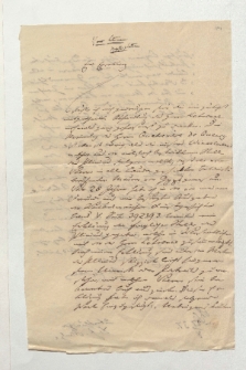 Brief von Johannes Schulze an Alexander von Humboldt