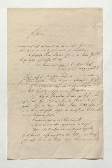 Brief von Karl Streckfuß an Alexander von Humboldt