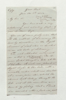 Brief von Unbekannt an Alexander von Humboldt