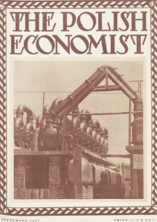 The Polish Economist : a monthly review of trade, industry and economics in Poland. 1927, nr 9