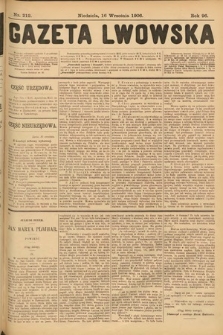 Gazeta Lwowska. 1906, nr 212