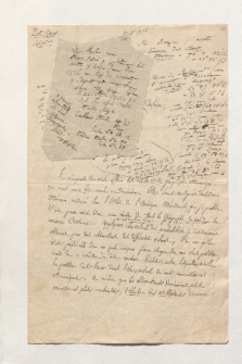 Brief von Alexander von Humboldt an Unbekannt, geschrieben von Unbekannt