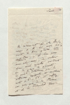 Brief von Alexander von Humboldt an Pierre Lapie