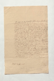 Brief von Johann Friedrich von Cotta von Cottendorf an Alexander von Humboldt