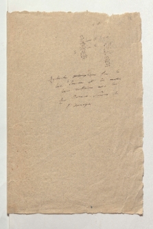 Umschlag mit der Aufschrift „Recherches géographiques sur le lac Parime [...]”, nebst weiterer Notizen (Ansetzungssachtitel von Bearbeiter/in)
