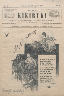 Polskie Kikiryki : pismo satyryczno-humorystyczne. 1897, nr 2