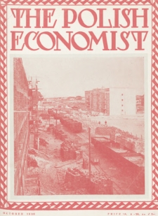 The Polish Economist : a monthly review of trade, industry and economics in Poland. 1930, nr 10