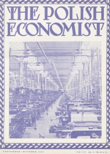 The Polish Economist : a monthly review of trade, industry and economics in Poland. 1931, nr 9-10