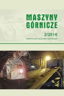 Maszyny Górnicze : kwartalnik naukowo-techniczny. R. 34, 2016, nr 2