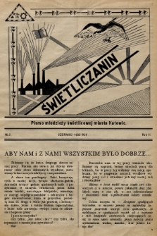 Świetliczanin : pismo młodzieży świetlicowej miasta Katowic. 1933, nr 5