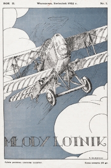 Młody Lotnik : miesięcznik poświęcony popularyzacji lotnictwa. 1925, nr 7