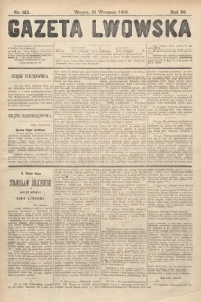Gazeta Lwowska. 1908, nr 223