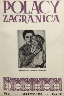 Polacy Zagranicą : organ Światowego Związku Polaków z Zagranicy. 1938, nr 3