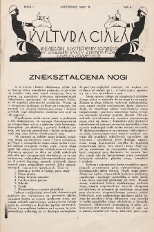 Kultura Ciała : miesięcznik ilustrowany poświęcony szerzeniu kultu zdrowia fizycznego i kosmetyce. 1927, nr 5