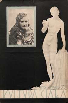 Kultura Ciała : miesięcznik ilustrowany poświęcony szerzeniu kultu zdrowia fizycznego i kosmetyce. 1930, nr 5