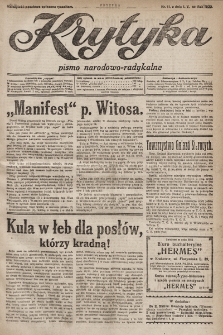 Krytyka : pismo narodowo-radykalne. R. 1. 1922, nr 11