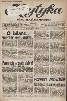 Krytyka : pismo narodowo-radykalne. R. 1. 1922, nr 15