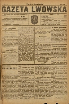 Gazeta Lwowska. 1921, nr 7