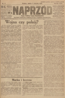 Naprzód : organ Polskiej Partyi Socyalistycznej. 1920, nr  3
