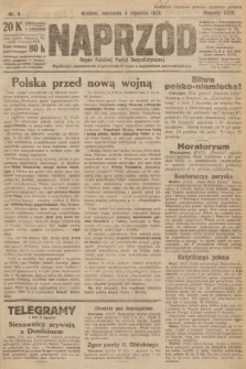 Naprzód : organ Polskiej Partyi Socyalistycznej. 1920, nr  4
