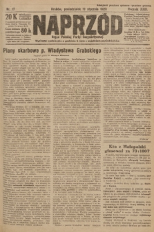 Naprzód : organ Polskiej Partyi Socyalistycznej. 1920, nr  17