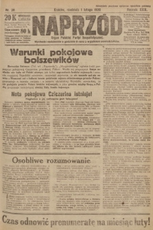 Naprzód : organ Polskiej Partyi Socyalistycznej. 1920, nr  28