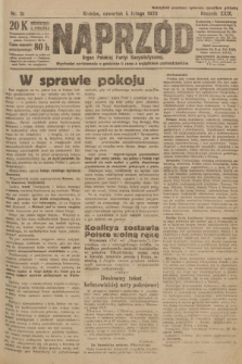Naprzód : organ Polskiej Partyi Socyalistycznej. 1920, nr  31