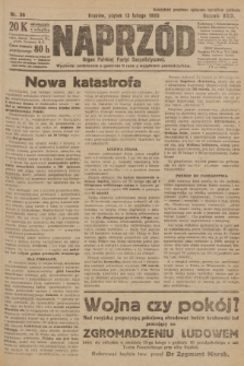Naprzód : organ Polskiej Partyi Socyalistycznej. 1920, nr  38