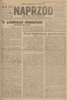Naprzód : organ Polskiej Partyi Socyalistycznej. 1920, nr  41