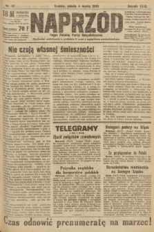 Naprzód : organ Polskiej Partyi Socyalistycznej. 1920, nr  57