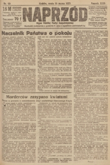 Naprzód : organ Polskiej Partyi Socyalistycznej. 1920, nr  60