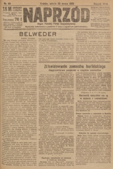 Naprzód : organ Polskiej Partyi Socyalistycznej. 1920, nr  69