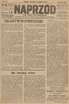 Naprzód : organ Polskiej Partyi Socyalistycznej. 1920, nr  82