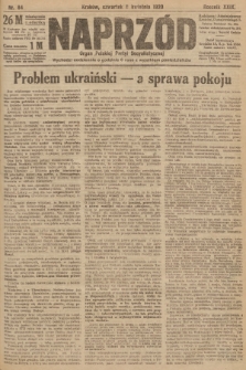 Naprzód : organ Polskiej Partyi Socyalistycznej. 1920, nr  84