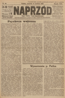 Naprzód : organ Polskiej Partyi Socyalistycznej. 1920, nr  90