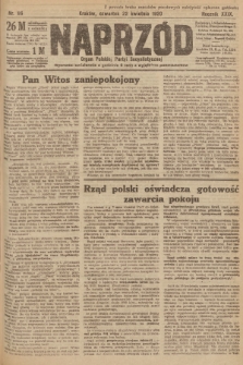 Naprzód : organ Polskiej Partyi Socyalistycznej. 1920, nr  96