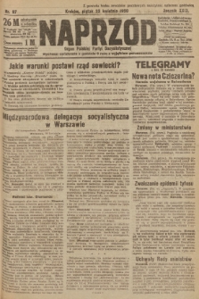 Naprzód : organ Polskiej Partyi Socyalistycznej. 1920, nr  97