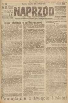Naprzód : organ Polskiej Partyi Socyalistycznej. 1920, nr  102