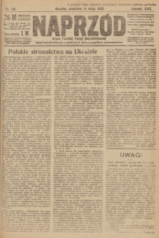 Naprzód : organ Polskiej Partyi Socyalistycznej. 1920, nr  116