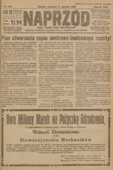 Naprzód : organ Polskiej Partyi Socyalistycznej. 1920, nr  143