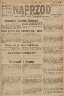 Naprzód : organ Polskiej Partyi Socyalistycznej. 1920, nr  167