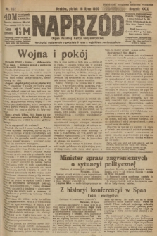 Naprzód : organ Polskiej Partyi Socyalistycznej. 1920, nr  168