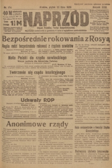 Naprzód : organ Polskiej Partyi Socyalistycznej. 1920, nr  174 [nakład skonfiskowany]